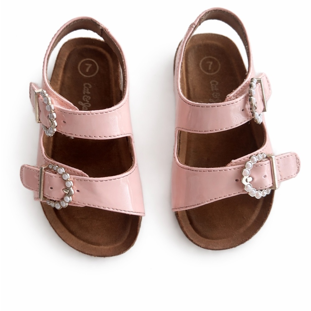 Cat & Jack Pink Toddler Sandals Size 7